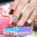 Nail Extension Gel Set | 8 Colors UV Poly Nail Gel Kit With Flash Drill Manicure Accessories Nail Art Tool For Starter