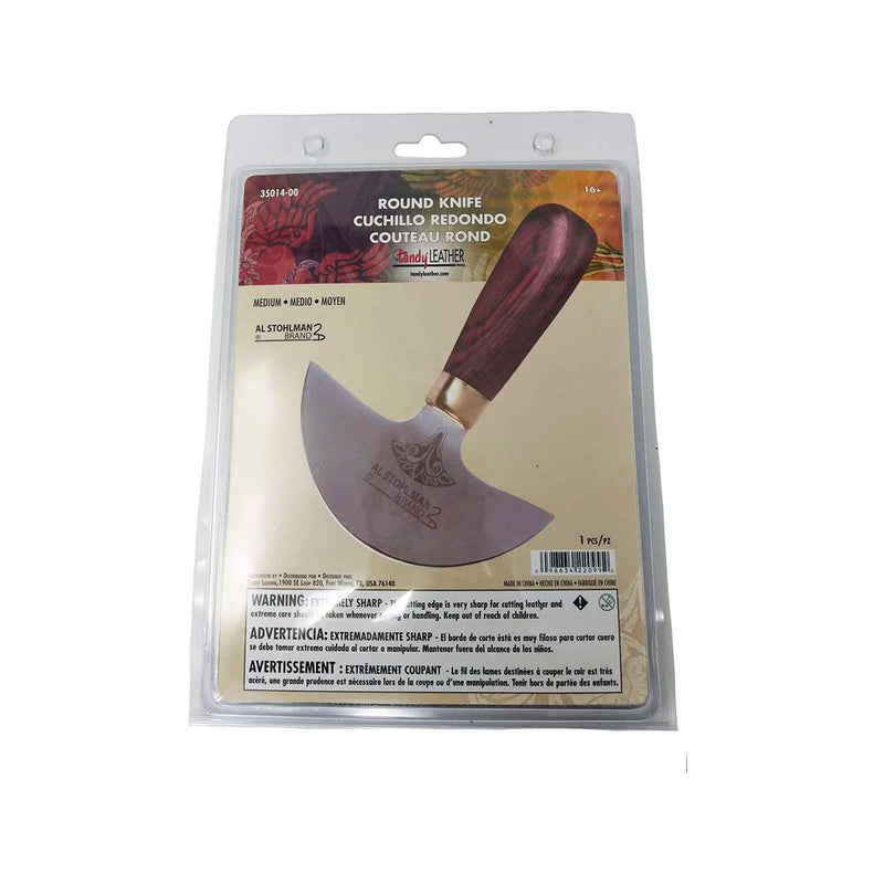 Tandy Leather Al Stohlman Brand Round Leathercraft Knife