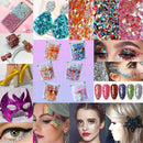 Nail Art Brushes 3D Nail Art Decorations Kit With Dotting Tool Striping Tape | Crystals AB Nail Art Rhinestones | Holographic Chunky Glitter