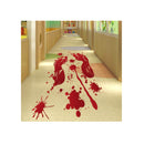 Halloween Decorations 95 Pcs Halloween Window Clings | 8 Sheets Bloody Handprint Footprint Clings Scary