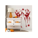 Halloween Decorations 95 Pcs Halloween Window Clings | 8 Sheets Bloody Handprint Footprint Clings Scary
