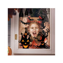 LOAVER 90 Pieces Halloween Window Clings Static Window Stickers with PVC Bats Spider Web Window Decals