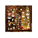 TMCCE 235 Piece Christmas Window Snowflake Cling Decals Stickers Decorations for Holiday Celebration Merry Christmas