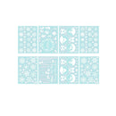 TMCCE 235 Piece Christmas Window Snowflake Cling Decals Stickers Decorations for Holiday Celebration Merry Christmas
