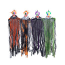 29” Halloween Hanging Clowns (4 Pack) in Varies Color | Clown Halloween Decorations | Scary Halloween