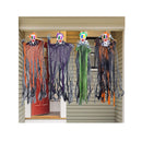 29” Halloween Hanging Clowns (4 Pack) in Varies Color | Clown Halloween Decorations | Scary Halloween