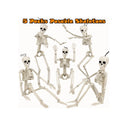 Aitbay 5 Packs Halloween Skeleton Decoration | 16'' Halloween Decorations Full Body Posable Skeletons Props with Movable Joints