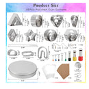 Polymer Clay Cutters | 35 Clay Cutters | 11 Polymer Clay Jewelry Clay Cutter Shapes Clay Earring Making Mold