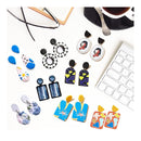 Polymer Clay Cutter Set | 33 Shapes Stainless Steel Clay Cutters With 8 Circle Shape Cutters