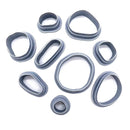 Polymer Clay Cutters | The Clayful Co Pebble Pack Set Of 9 | Plastic Cutter To Make Jewelry And Earrings