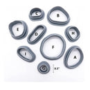 Polymer Clay Cutters | The Clayful Co Pebble Pack Set Of 9 | Plastic Cutter To Make Jewelry And Earrings