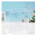 Acrylic Card Box With Slot | Handmade Clear Wedding Gift Box For Reception | Bachelorette Party