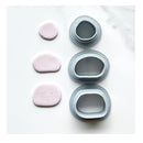 Polymer Clay Cutters | The Clayful Co Pebble Pack Set Of 9 | Plastic Cutter To Make Jewelry And Earrings