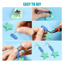 EEEKit 236 Polymer Clay Earring Cutters | 36 Stainless Steel Shapes | Clay Earring Cutters Kit