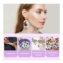 ZAKVOP Polymer Clay Cutters | Clay Earring Cutters 18 Different Shapes | Plastic Clay Cutters For DIY