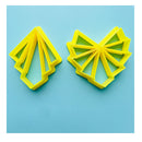 CHENRUI Set Of 2 Diamond Polymer Clay Cutters | Clay Cutter For Earrings