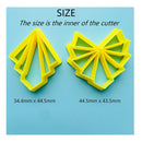 CHENRUI Set Of 2 Diamond Polymer Clay Cutters | Clay Cutter For Earrings