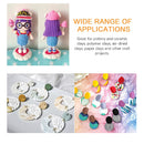 Rustark | Set Of 195 Polymer Clay Cutters Including Pliers | Stainless Steel Clay Earring Cutters