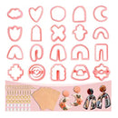 JARTIAN Polymer Clay Cutter Set | 20 Pieces Clay Earring Cutters For Polymer Clay Jewelry Supplies