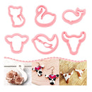 JARTIAN Animal Shaped Polymer Clay Cutter Set | 6 Pieces Clay Earring Cutter for Polymer Clay Jewelry Supplies