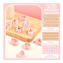 JARTIAN Leaf Shaped Polymer Clay Cutter Set | 10 Pieces Clay Earring Cutters for Polymer Clay Jewelry Supplies