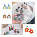 37 units| Polymer Clay Cutters | Stainless Steel Cutting Tool Molds For Earring Jewelry Making