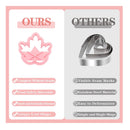 JARTIAN Leaf Shaped Polymer Clay Cutter Set | 10 Pieces Clay Earring Cutters for Polymer Clay Jewelry Supplies