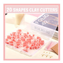 JARTIAN Polymer Clay Cutter Set | 20 Pieces Clay Earring Cutters For Polymer Clay Jewelry Supplies