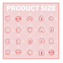 JARTIAN Polymer Clay Cutter Set | 20 Pieces Clay Earring Cutters For Polymer Clay Jewelry Supplies