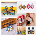 Caydo 44 Shape Polymer Clay Cutter Set | Clay Earring Cutters Kit with 6 Pieces Polymer Clay Tools