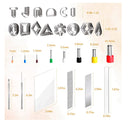 Caydo 44 Shape Polymer Clay Cutter Set | Clay Earring Cutters Kit with 6 Pieces Polymer Clay Tools