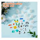 Polymer Clay Cutters For Earrings | Set Of 20 Small Polymer Clay Cutters For Polymer Clay Jewelry | Clay Molds