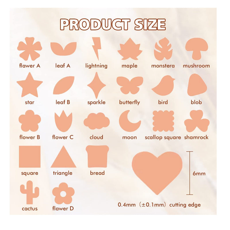 KEOKER Animal Polymer Clay Cutters(12 Shapes)