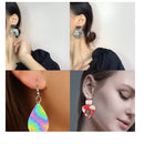 24 Polymer Clay Cutters With Cards And Earring Hooks | Clay Cutters For Making Polymer Clay Jewelry