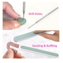 Polymer Clay Earring Cutters | Clay Tools For Polymer Clay With Transfer Printing | Detail Needle Sanding And Polishing Tool