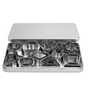 Mini Cookie Cutter Set | 30 Pieces | Porma Of Heart | star | flower | Cookie Cutters | Polymer Clay Cutters For Kids