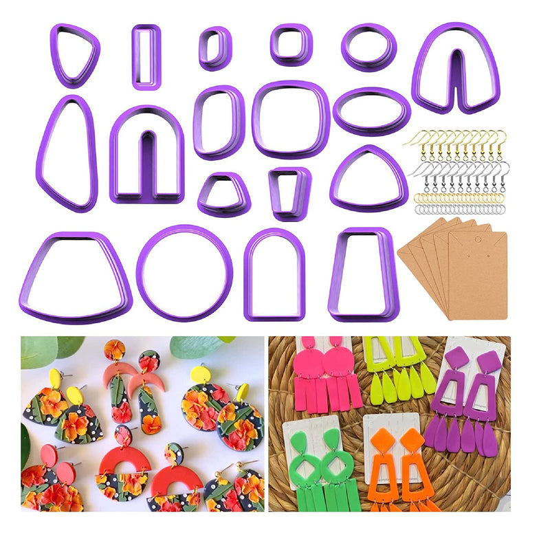 BABORUI | Set Of 118 Polymer Clay Cutters | Set of 18 Clay Cutters for Polymer Clay Jewelry