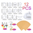 Halloween Polymer Clay Cutters To Make Earrings 12 Shapes Clay Cutters For Halloween Party
