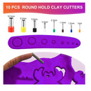 Halloween Polymer Clay Cutters To Make Earrings 12 Shapes Clay Cutters For Halloween Party