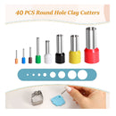 Fallen | Set Of 195 Polymer Clay Cutters | 50 Shapes Stainless Steel Clay Cutters