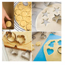 Mini Cookie Cutter Set | 30 Pieces | Porma Of Heart | star | flower | Cookie Cutters | Polymer Clay Cutters For Kids