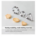 Mini Cookie Cutter Set | 30 Pieces | Porma Of Heart | star | flower | Cookie Cutters | Polymer Clay Cutters For Kids