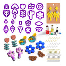 BABORUI 200 Polymer Clay Cutters | Set Of 22 Clay Cutters | 8 Circle Clay Earring Cutters With 170 Pieces Kit