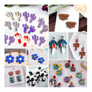 BABORUI 200 Polymer Clay Cutters | Set Of 22 Clay Cutters | 8 Circle Clay Earring Cutters With 170 Pieces Kit