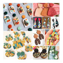 24 Pieces Polymer Clay Cutters | Clay Earring Jewelry Kit For Making Metal | Tool Set With Geometric Circle Corma