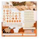 TAINSKY Polymer Clay Cutter Set for Making Halloween Earrings | Clay Earring Cutters