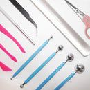 Phedra Air Dry Clay Tools Kit | Variety Beginners, Professional, Including Clay Mat, Curved Scissors, Acrylic Clay Roller, Acrylic Sheet