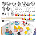Set Of 169 Polymer Clay Cutters | 39 Shapes | 40 Notched Stainless Steel Clay Earring Cutters