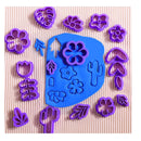 BABORUI 200 Polymer Clay Cutters | Set Of 22 Clay Cutters | 8 Circle Clay Earring Cutters With 170 Pieces Kit