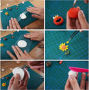 Phedra Air Dry Clay Tools Kit | Variety Beginners, Professional, Including Clay Mat, Curved Scissors, Acrylic Clay Roller, Acrylic Sheet